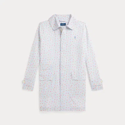 Polo Ralph Lauren Kids' Floral Seersucker Trench Coat