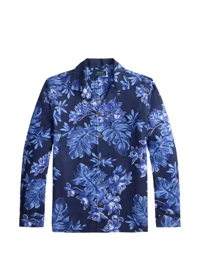 Polo Ralph Lauren Floral Shirt In Blue