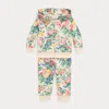 Polo Ralph Lauren Ralph Lauren Floral French Terry Zip-up Hoodie & Joggers Set In Portia Floral W/ Dessert