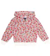 Polo Ralph Lauren Floral Zipped Cotton Hoodie In Camden Floral W/dtm Pp