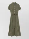 Polo Ralph Lauren Olive Tiered Midi Dress