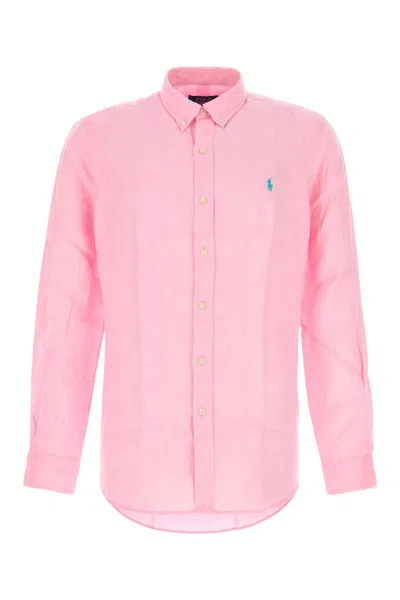 Polo Ralph Lauren Fluo Pink Linen Shirt