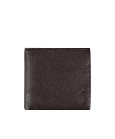 Polo Ralph Lauren Folding Wallet In Brown