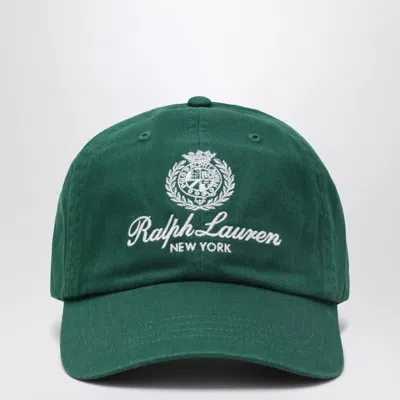 Polo Ralph Lauren Forest Green Cotton Baseball Cap