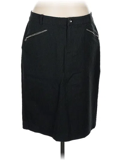 Pre-owned Polo Ralph Lauren Formal Skirt In Black