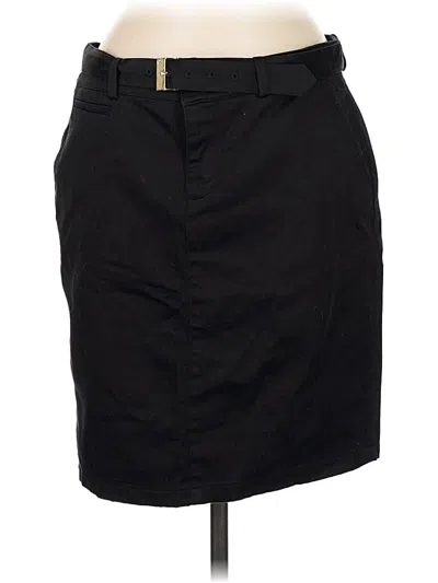Pre-owned Polo Ralph Lauren Formal Skirt In Black