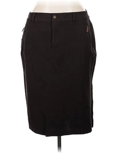 Pre-owned Polo Ralph Lauren Formal Skirt In Black