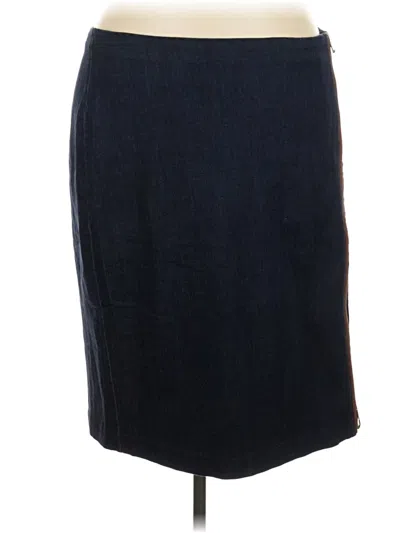 Pre-owned Polo Ralph Lauren Formal Skirt In Blue