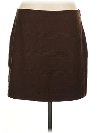 Pre-owned Polo Ralph Lauren Formal Skirt In Brown