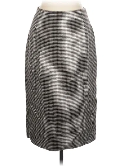 Pre-owned Polo Ralph Lauren Formal Skirt In Gray