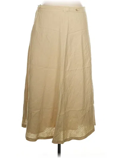 Pre-owned Polo Ralph Lauren Formal Skirt In Tan