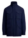 Polo Ralph Lauren Four-pocket Windbreaker In Blue
