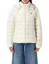 Polo Ralph Lauren Water-resistant Packable Puff Hooded Jacket In White