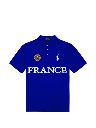 Polo Ralph Lauren France Polo Shirt In Blue