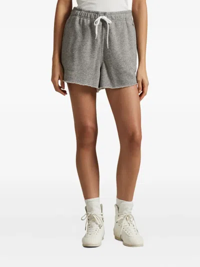 POLO RALPH LAUREN FRAYED-HEM TRACK SHORTS