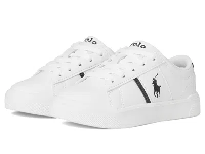Polo Ralph Lauren Frazier (little Kid) Girls Shoes White/navy : 13 Little Kid M, Synthetic