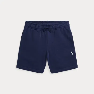 Polo Ralph Lauren Kids' French Terry Drawstring Short In Newport Navy