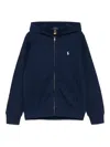 Polo Ralph Lauren Polo Pony-motif Hoodie In Blue