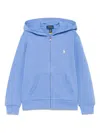 Polo Ralph Lauren Polo Pony-motif Hoodie In Blue