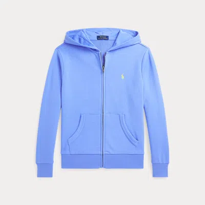 Polo Ralph Lauren Kids' French Terry Full-zip Hoodie In Harbor Island Blue