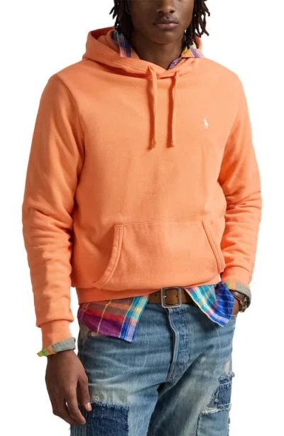 Polo Ralph Lauren French Terry Hoodie In Classic Peach