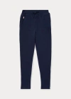 Polo Ralph Lauren Kids' French Terry Legging In Light Grey Heather