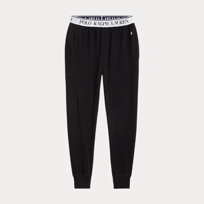 Polo Ralph Lauren French Terry Sleep Jogger In Black