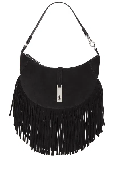 POLO RALPH LAUREN FRINGE SHOULDER BAG