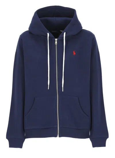 POLO RALPH LAUREN FRONT ZIP HOODED SWEATSHIRT