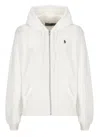 Polo Ralph Lauren Logo Hoodie In White