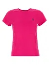 Polo Ralph Lauren Fuchsia Jersey Classic-fit Crewneck T-shirt In Brightpink