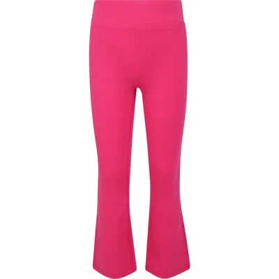 Polo Ralph Lauren Kids' Fuchsia Leggings For Girl With Pony