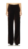 Polo Ralph Lauren Leaton Pt-full Length-flare In Chocolate