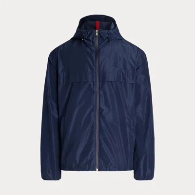 Polo Ralph Lauren Full-zip Hooded Jacket In Blue