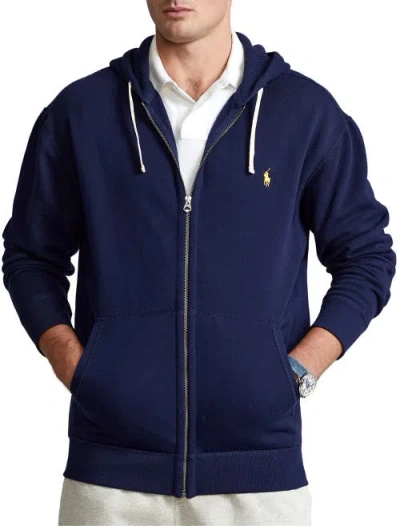 Polo Ralph Lauren Full-zip Hoodie In Cruise Navy