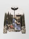 Polo Ralph Lauren Ralph Lauren Pile Fleece Graphic Jacket In Multi