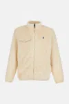 Polo Ralph Lauren Full Zip Jacket In Neutral