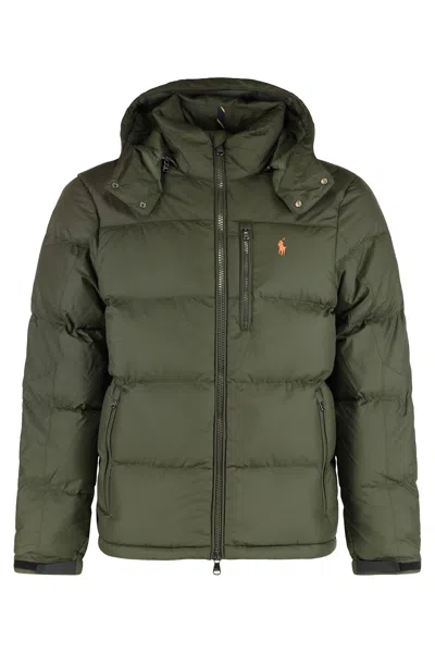 Polo Ralph Lauren Full-zip Jacket With Hood In Green