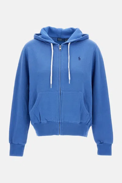 Polo Ralph Lauren Full-zip Sweatshirt In Blue