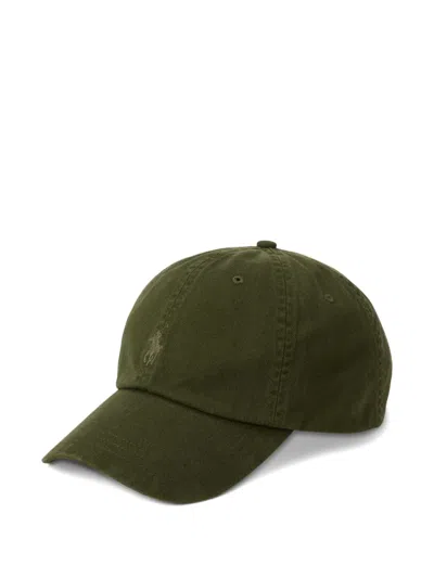 Polo Ralph Lauren Garment-dyed Cap In Green