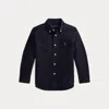 Polo Ralph Lauren Kids' Garment-dyed Cotton Oxford Shirt In Rl Navy