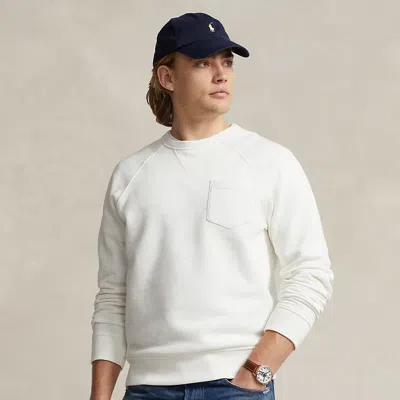 Polo Ralph Lauren Garment-dyed Fleece Sweatshirt In White