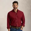 Polo Ralph Lauren Garment-dyed Oxford Shirt In Red