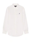Polo Ralph Lauren Men's Garment-dyed Oxford Shirt In White