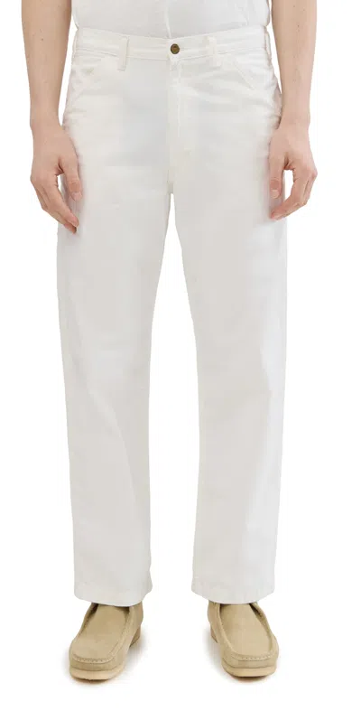 Polo Ralph Lauren Garment-dyed Rustic Twill Carpenter Pants Deckwash White