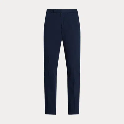 Polo Ralph Lauren Garment-dyed Stretch Chino Suit Trouser In Blue