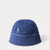 Polo Ralph Lauren Garment-dyed Twill Bucket Hat In Navy