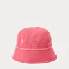 Polo Ralph Lauren Garment-dyed Twill Bucket Hat In Pale Red