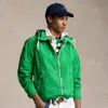 Polo Ralph Lauren Garment-dyed Twill Hooded Jacket In Green