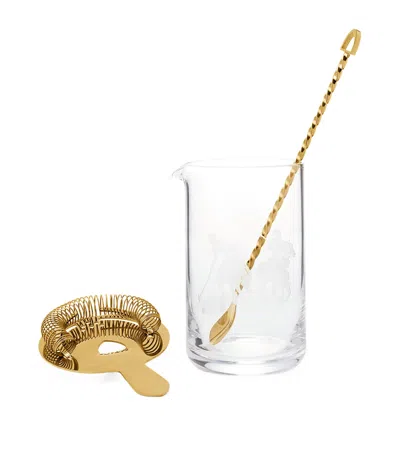 Polo Ralph Lauren Garrett Mixing Glass Set In Clear